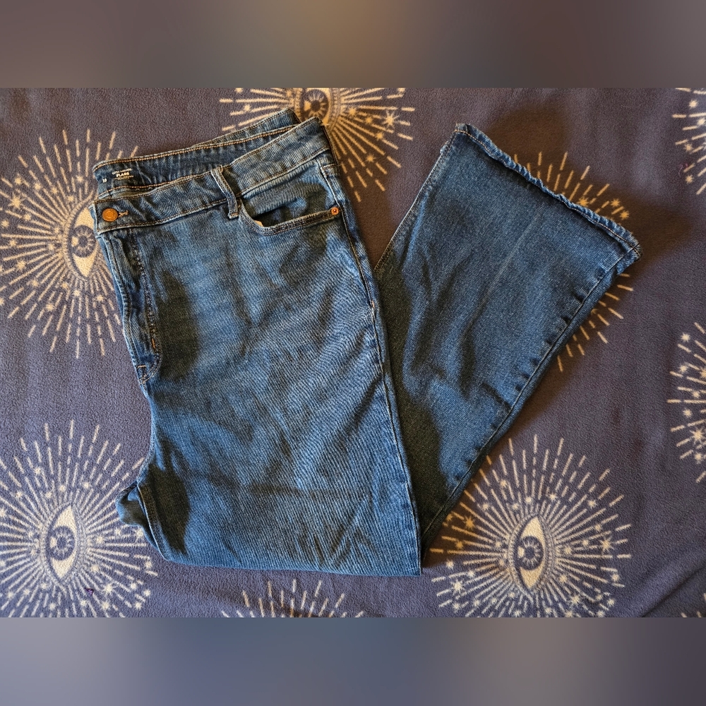 Old Navy Women's Flare Blue Jeans